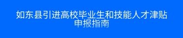 申報(bào)指南